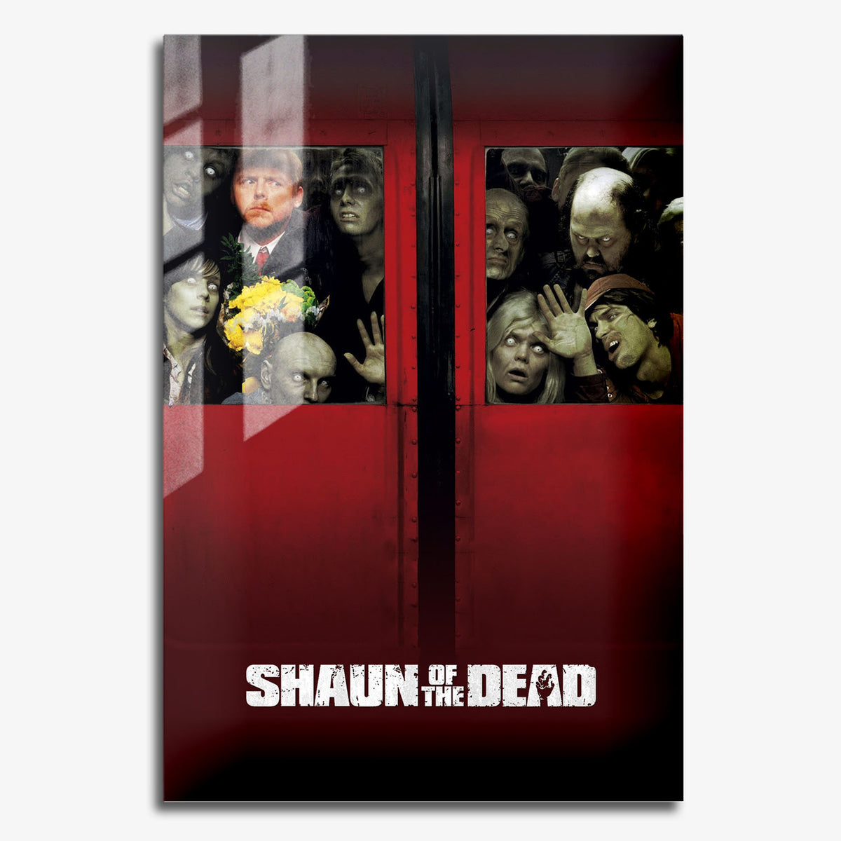 Flex Designs Metal Poster Shaun of the Dead 11 x 17" Home Goods - Movie 2004 Movie Metal Poster