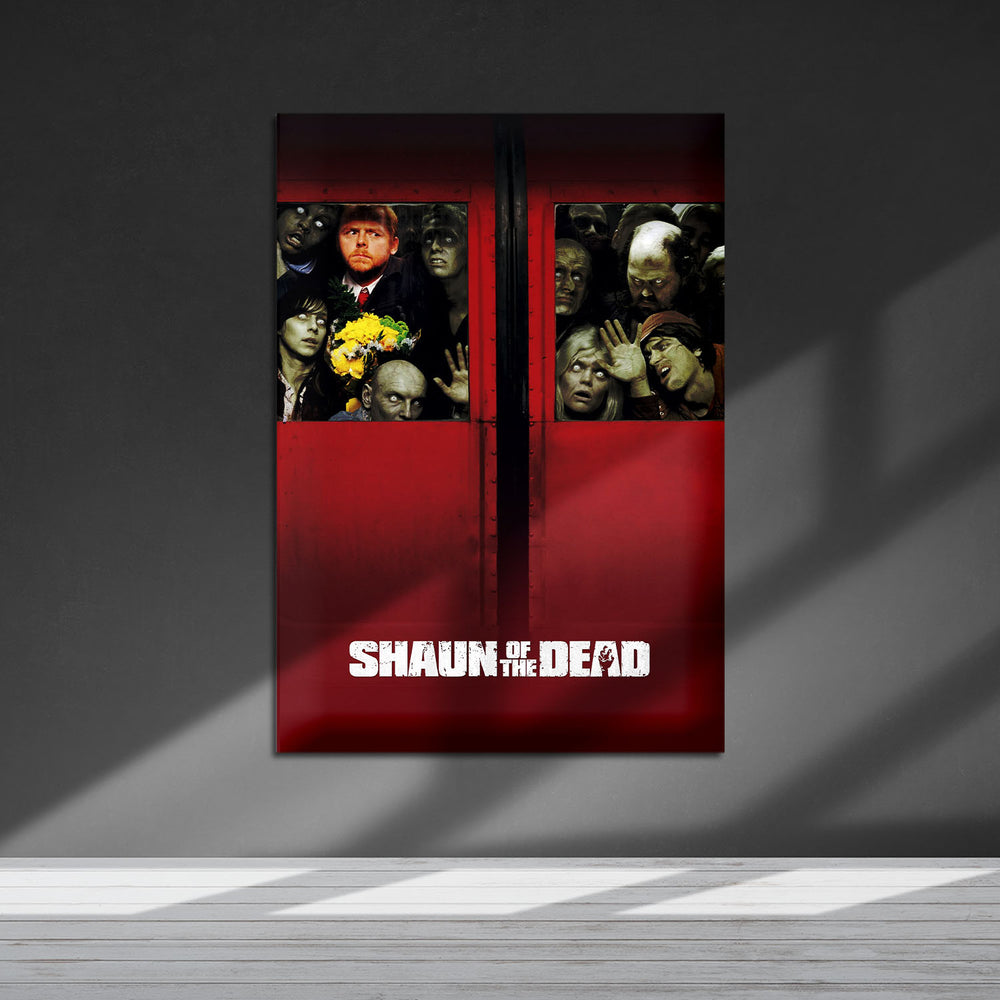 Flex Designs Metal Poster Shaun of the Dead 5 x 7" Home Goods - Movie 2004 Movie Metal Poster