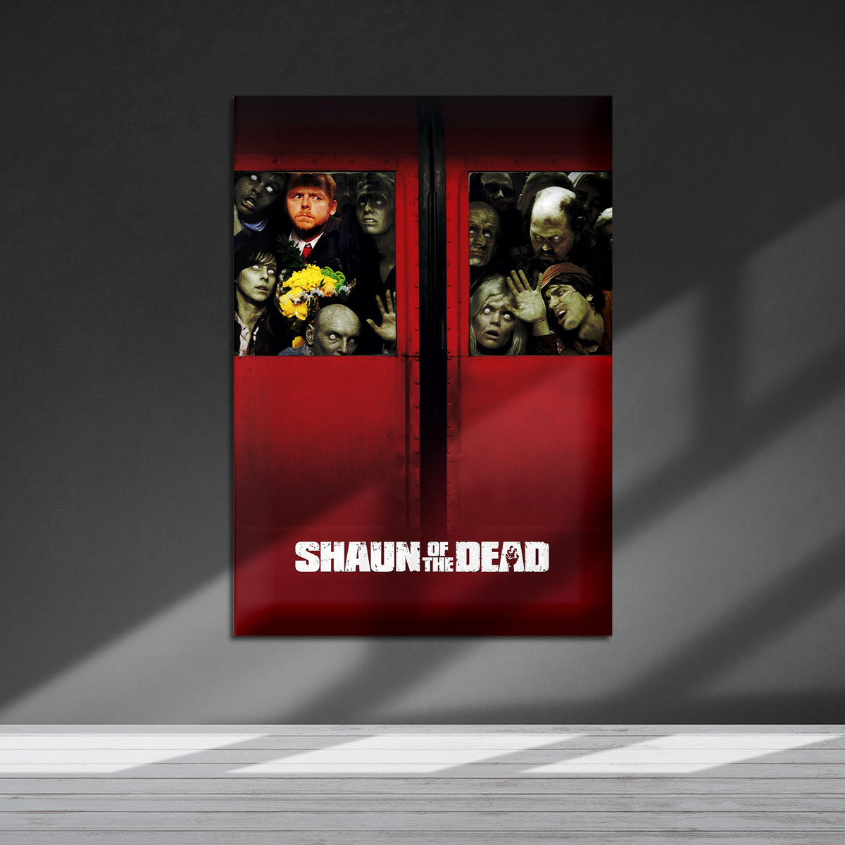 Flex Designs Metal Poster Shaun of the Dead 5 x 7" Home Goods - Movie 2004 Movie Metal Poster