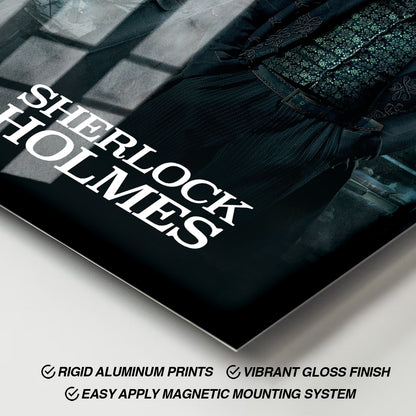 Flex Designs Metal Poster Sherlock Holmes 11 x 17" Home Goods - Movie 2009 Movie Metal Poster