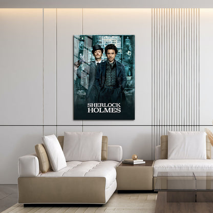 Flex Designs Metal Poster Sherlock Holmes 16 x 24" Home Goods - Movie 2009 Movie Metal Poster