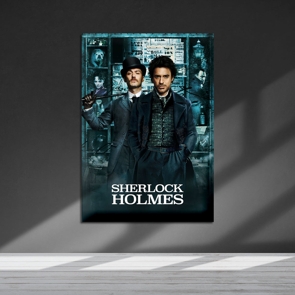 Flex Designs Metal Poster Sherlock Holmes 5 x 7" Home Goods - Movie 2009 Movie Metal Poster