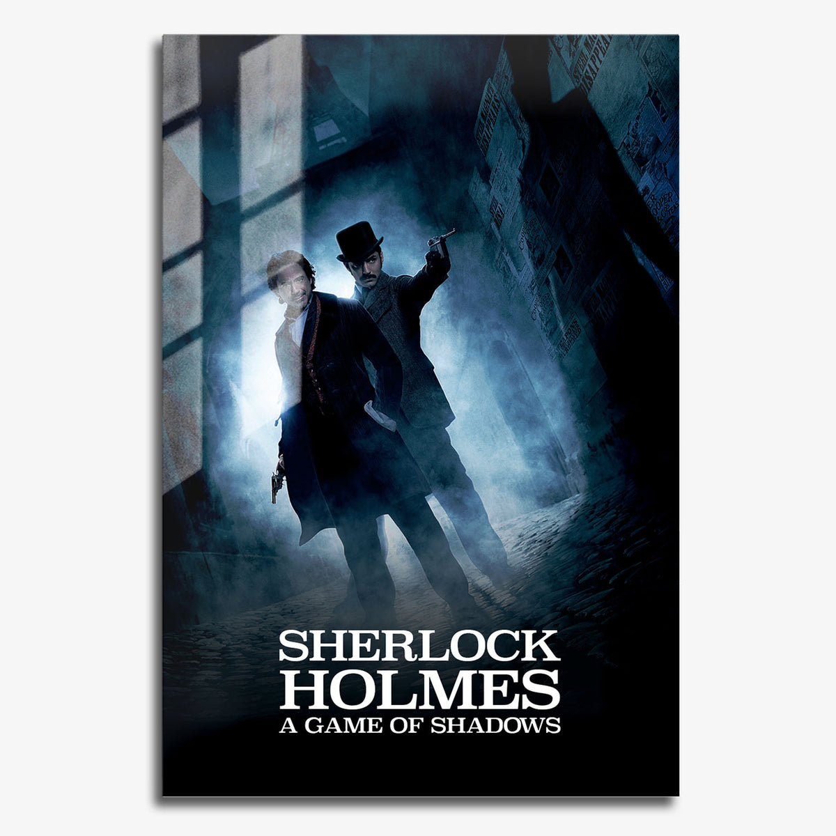 Flex Designs Metal Poster Sherlock Holmes A Game of Shadows 11 x 17" Home Goods - Movie 2011 Movie Metal Poster