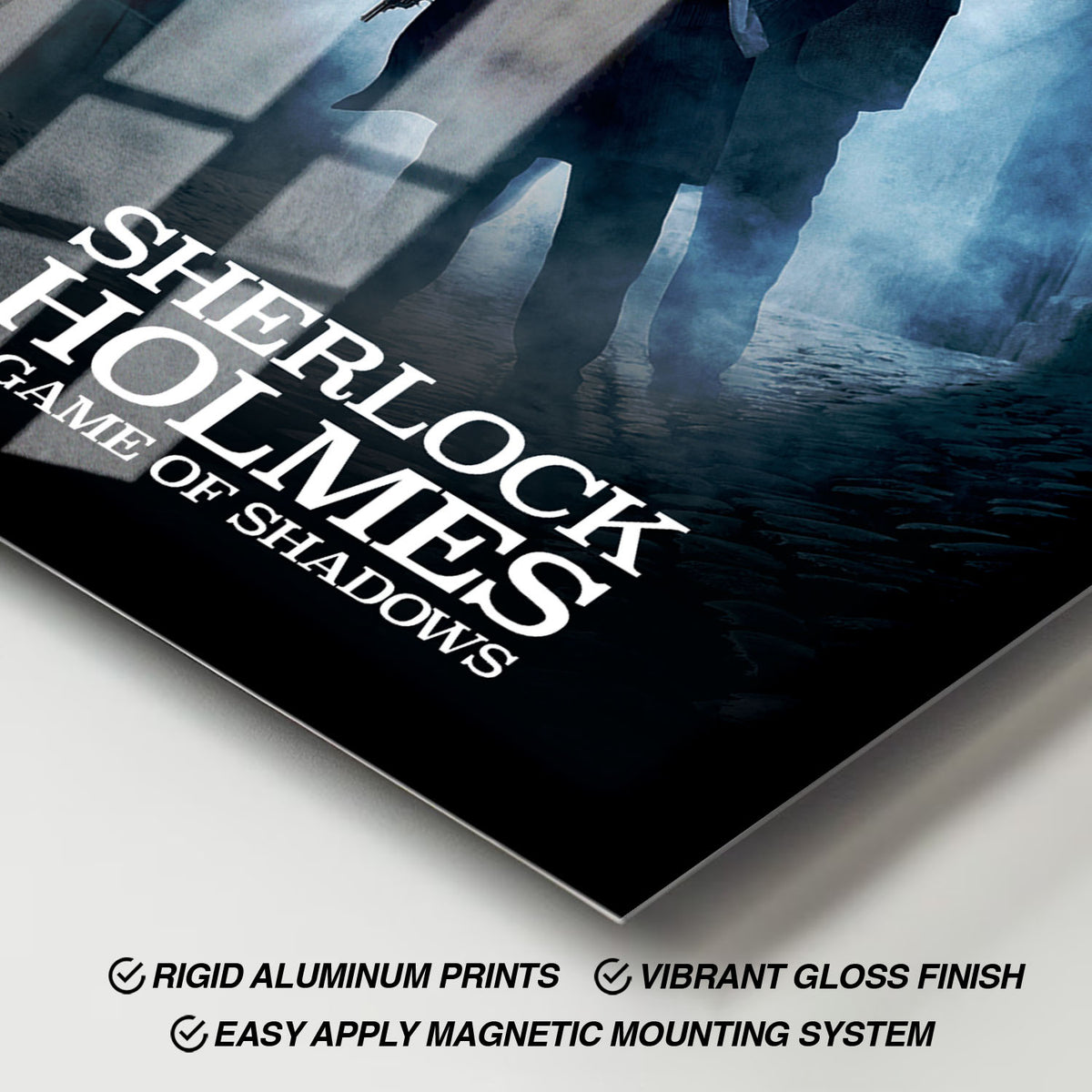 Flex Designs Metal Poster Sherlock Holmes A Game of Shadows 11 x 17" Home Goods - Movie 2011 Movie Metal Poster