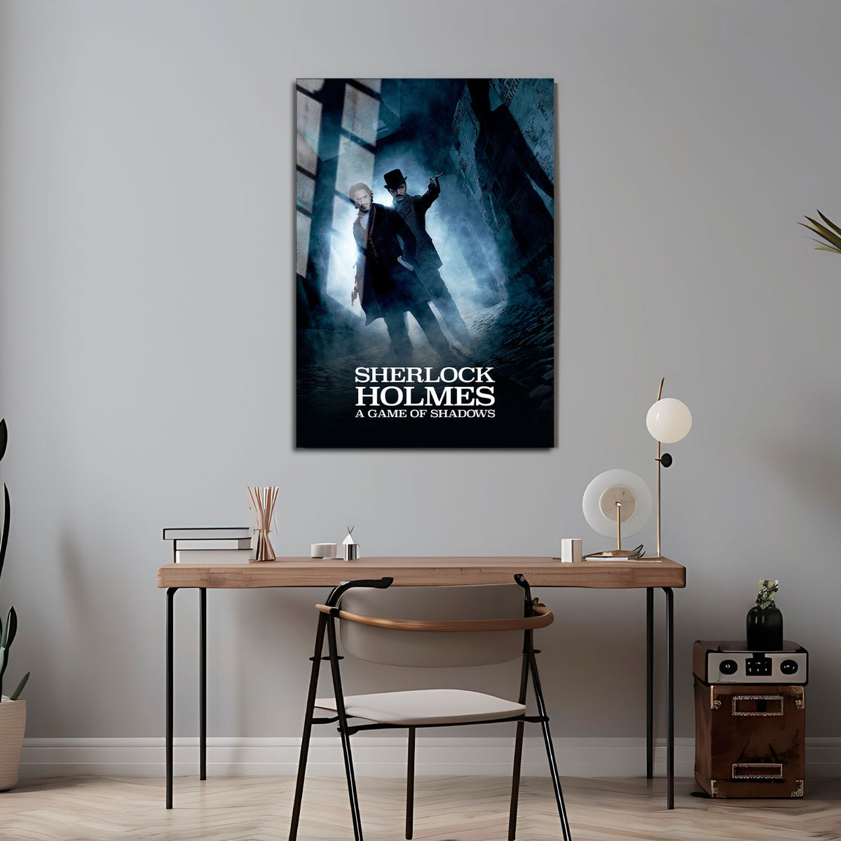 Flex Designs Metal Poster Sherlock Holmes A Game of Shadows 5 x 7" Home Goods - Movie 2011 Movie Metal Poster