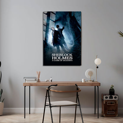Flex Designs Metal Poster Sherlock Holmes A Game of Shadows 5 x 7" Home Goods - Movie 2011 Movie Metal Poster