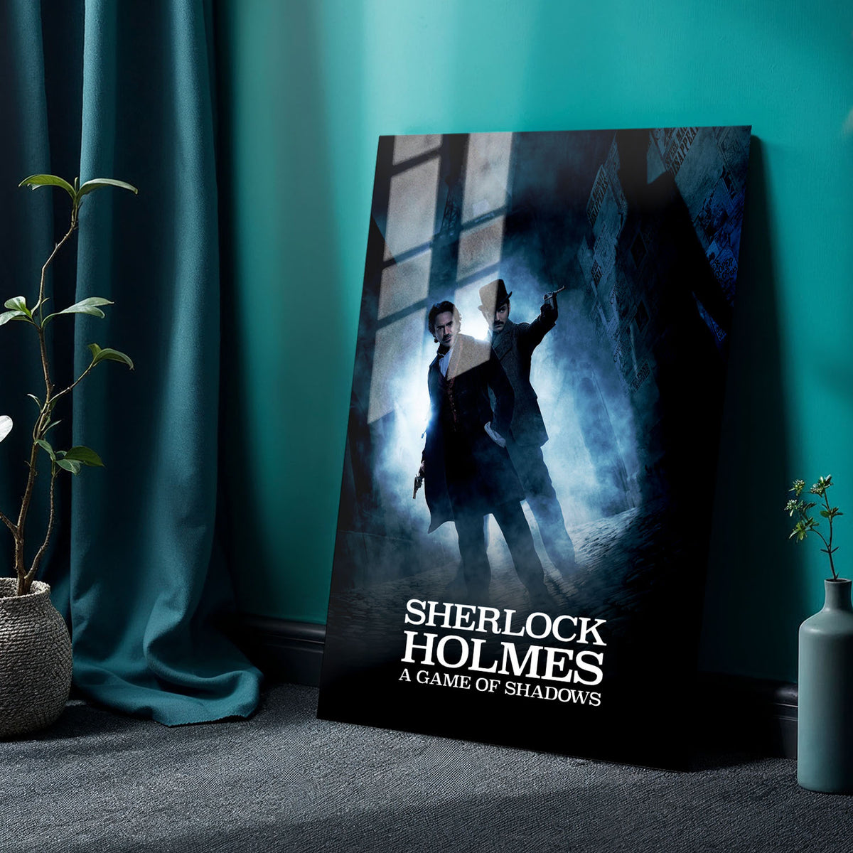 Flex Designs Metal Poster Sherlock Holmes A Game of Shadows 24 x 36" Home Goods - Movie 2011 Movie Metal Poster