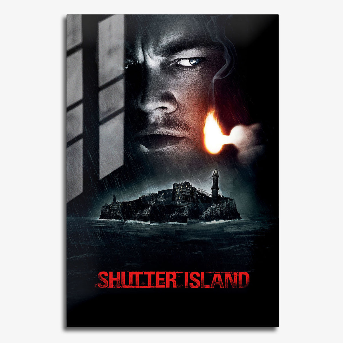 Flex Designs Metal Poster Shutter Island 11 x 17" Home Goods - Movie 2010 Movie Metal Poster