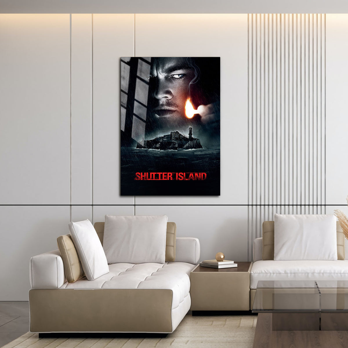 Flex Designs Metal Poster Shutter Island 16 x 24" Home Goods - Movie 2010 Movie Metal Poster