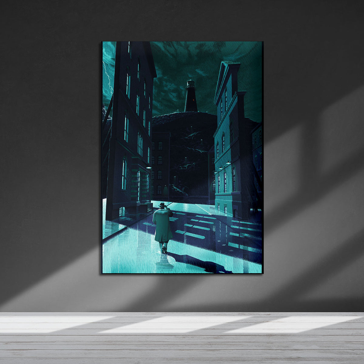 Flex Designs Metal Poster Shutter Island Noir 5 x 7" Home Goods - Movie 2010 Movie Metal Poster