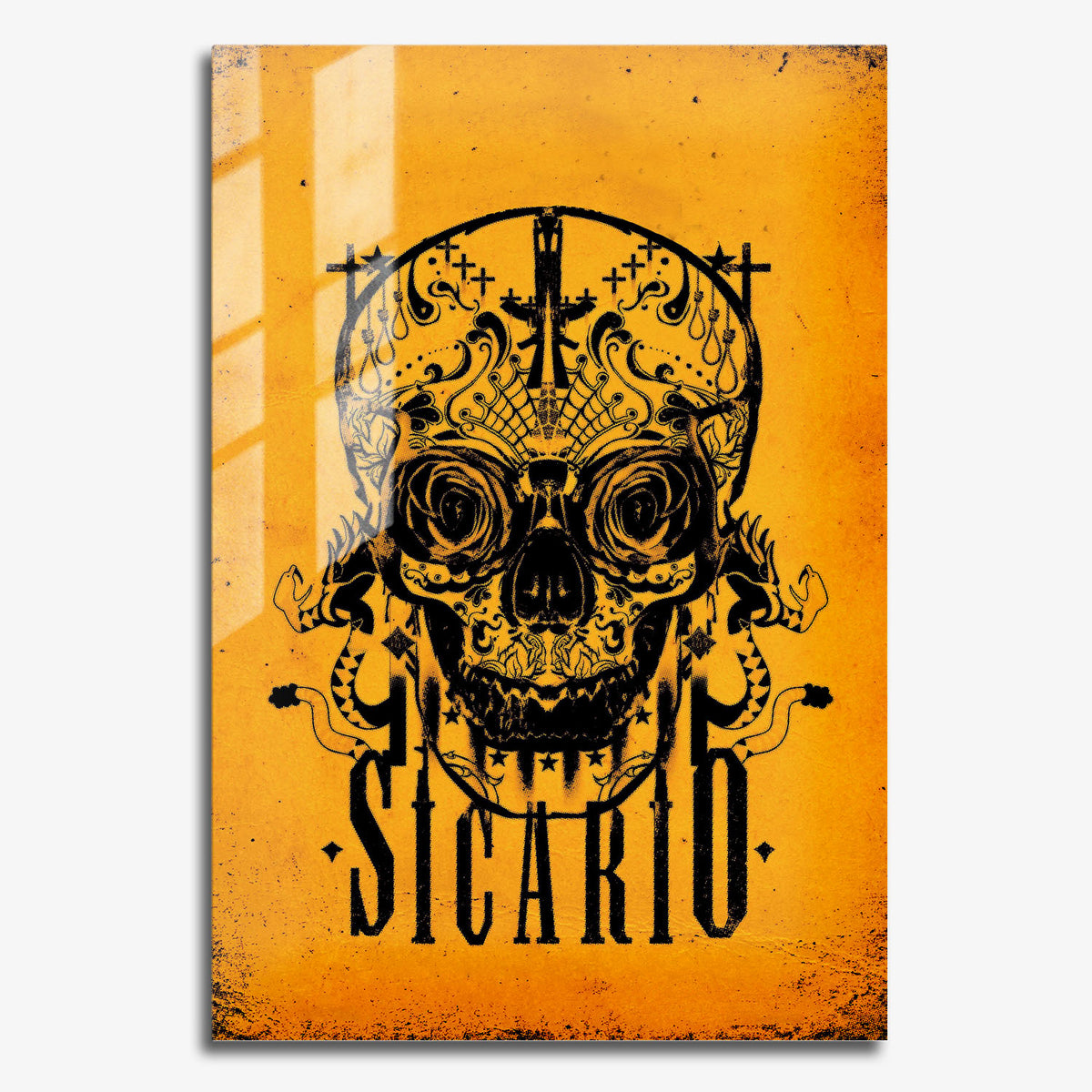 Flex Designs Metal Poster Sicario Sketch 11 x 17" Home Goods - Movie 2015 Movie Metal Poster