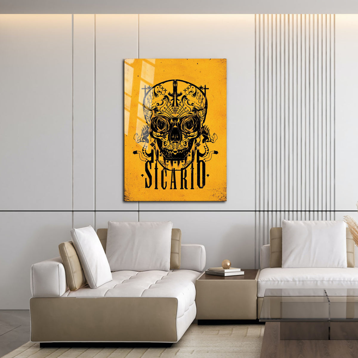 Flex Designs Metal Poster Sicario Sketch 16 x 24" Home Goods - Movie 2015 Movie Metal Poster