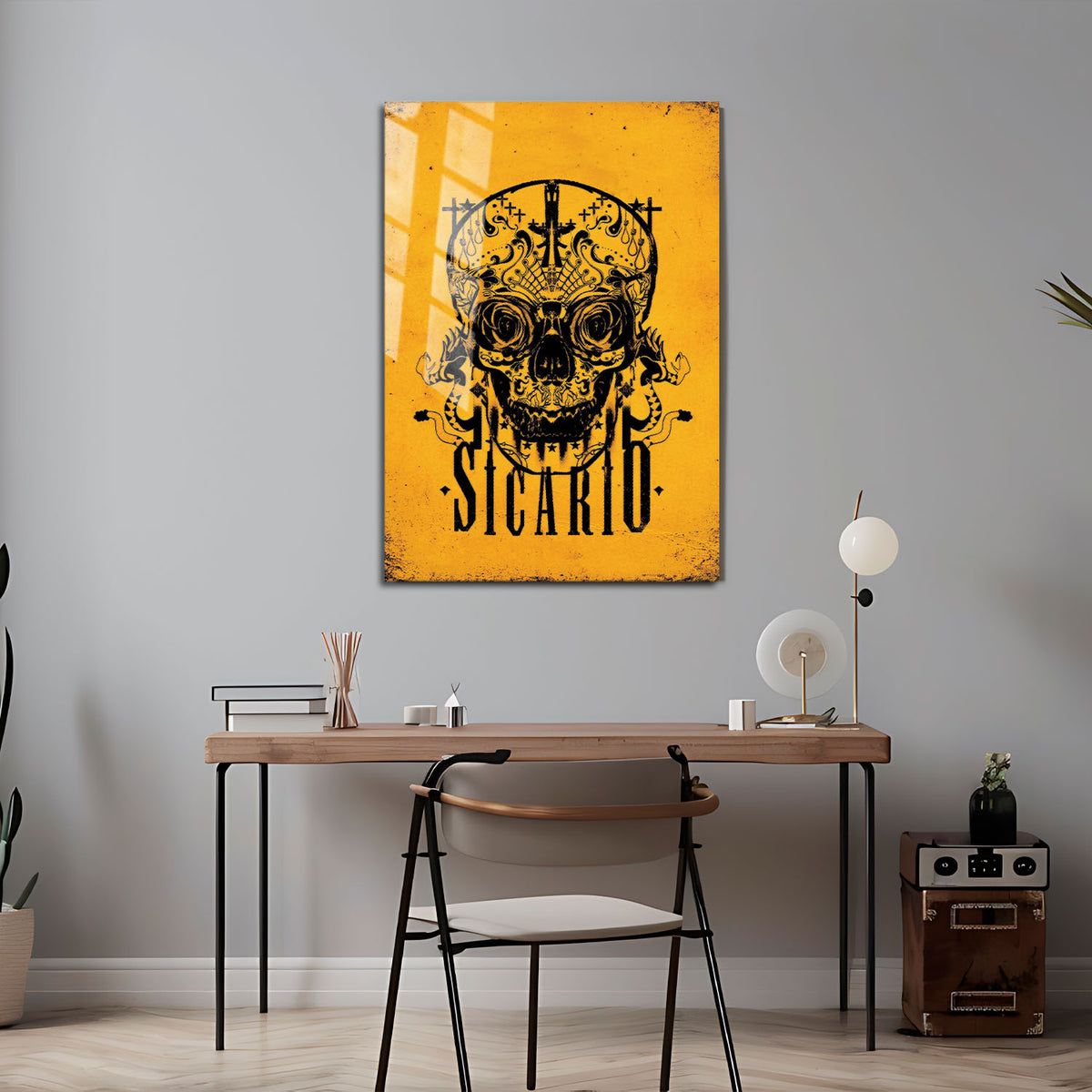 Flex Designs Metal Poster Sicario Sketch 5 x 7" Home Goods - Movie 2015 Movie Metal Poster