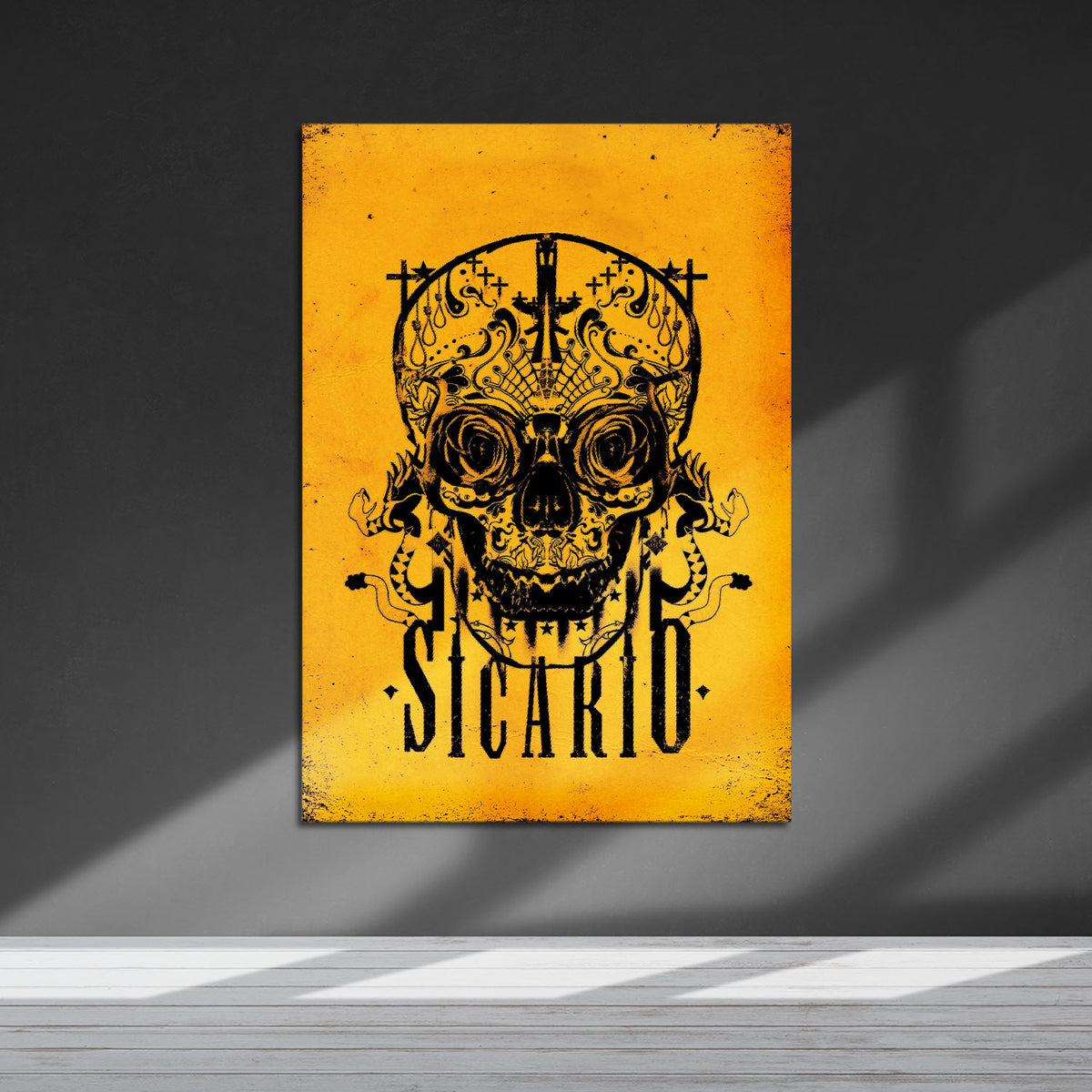 Flex Designs Metal Poster Sicario Sketch 5 x 7" Home Goods - Movie 2015 Movie Metal Poster
