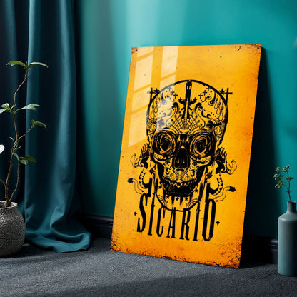 Flex Designs Metal Poster Sicario Sketch 24 x 36" Home Goods - Movie 2015 Movie Metal Poster