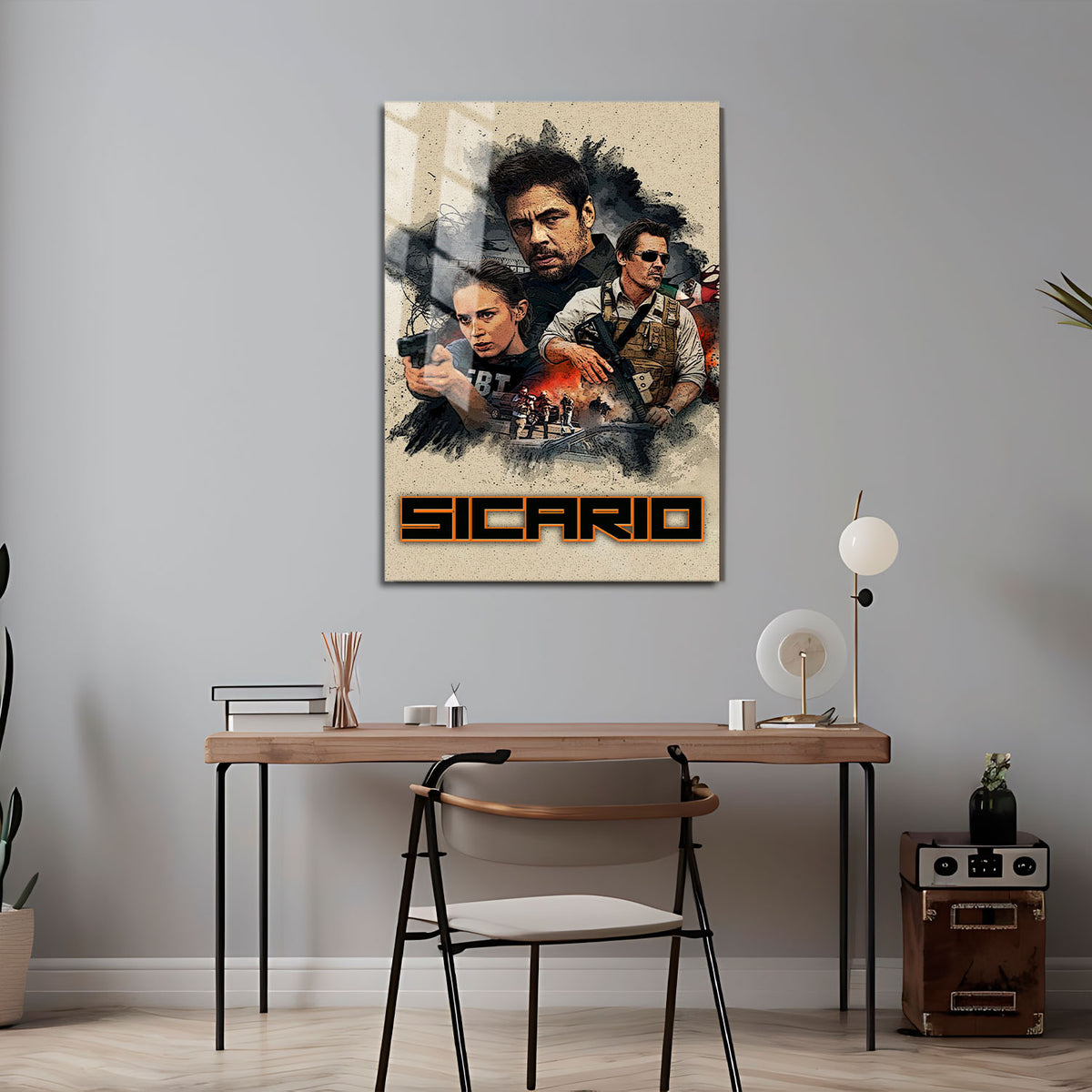 Flex Designs Metal Poster Sicario 5 x 7" Home Goods - Movie 2015 Movie Metal Poster