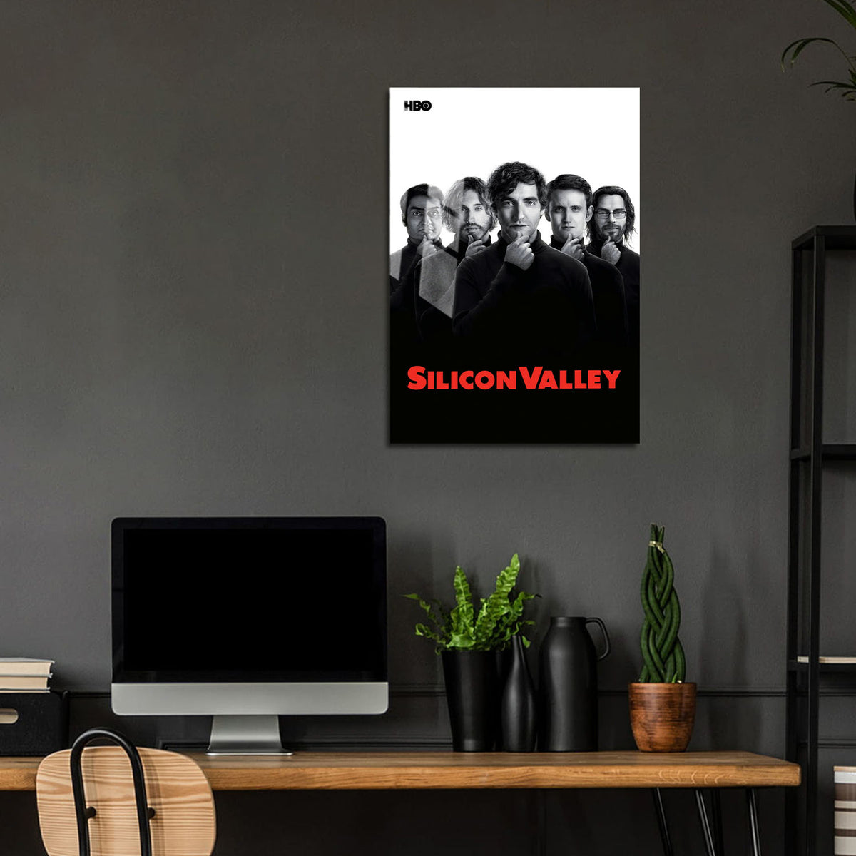 Flex Designs Metal Poster Silicon Valley 24 x 36" Home Goods - TV Show 2014 TV Show Metal Poster
