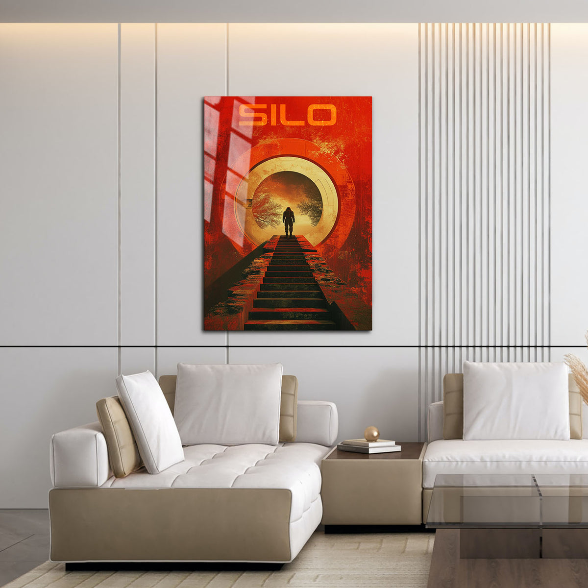 Flex Designs Metal Poster Silo Sketch 16 x 24" Home Goods - TV Show 2023 TV Show Metal Poster