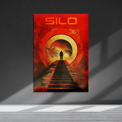 Flex Designs Metal Poster Silo Sketch 5 x 7" Home Goods - TV Show 2023 TV Show Metal Poster