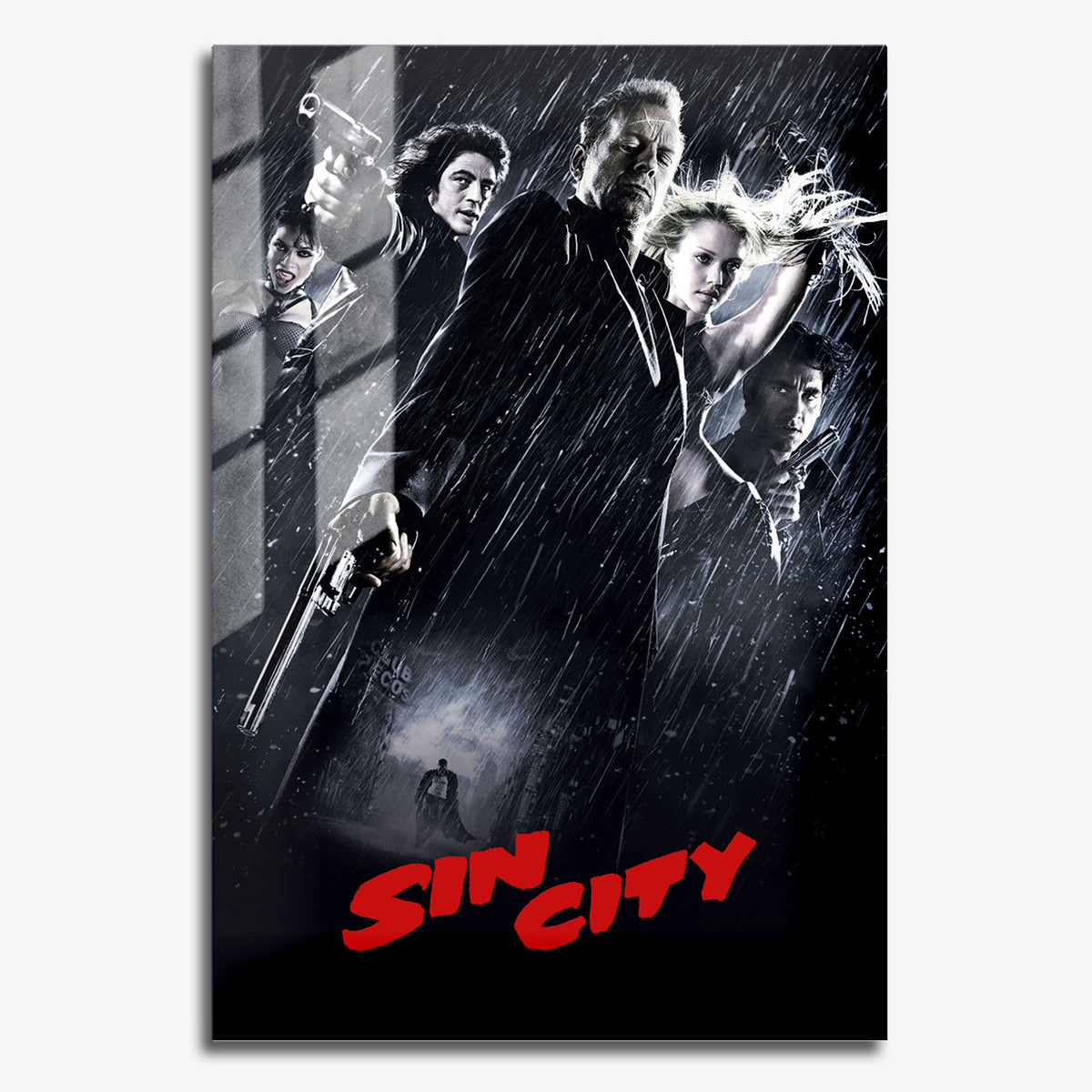Flex Designs Metal Poster Sin City 11 x 17" Home Goods - Movie 2005 Movie Metal Poster