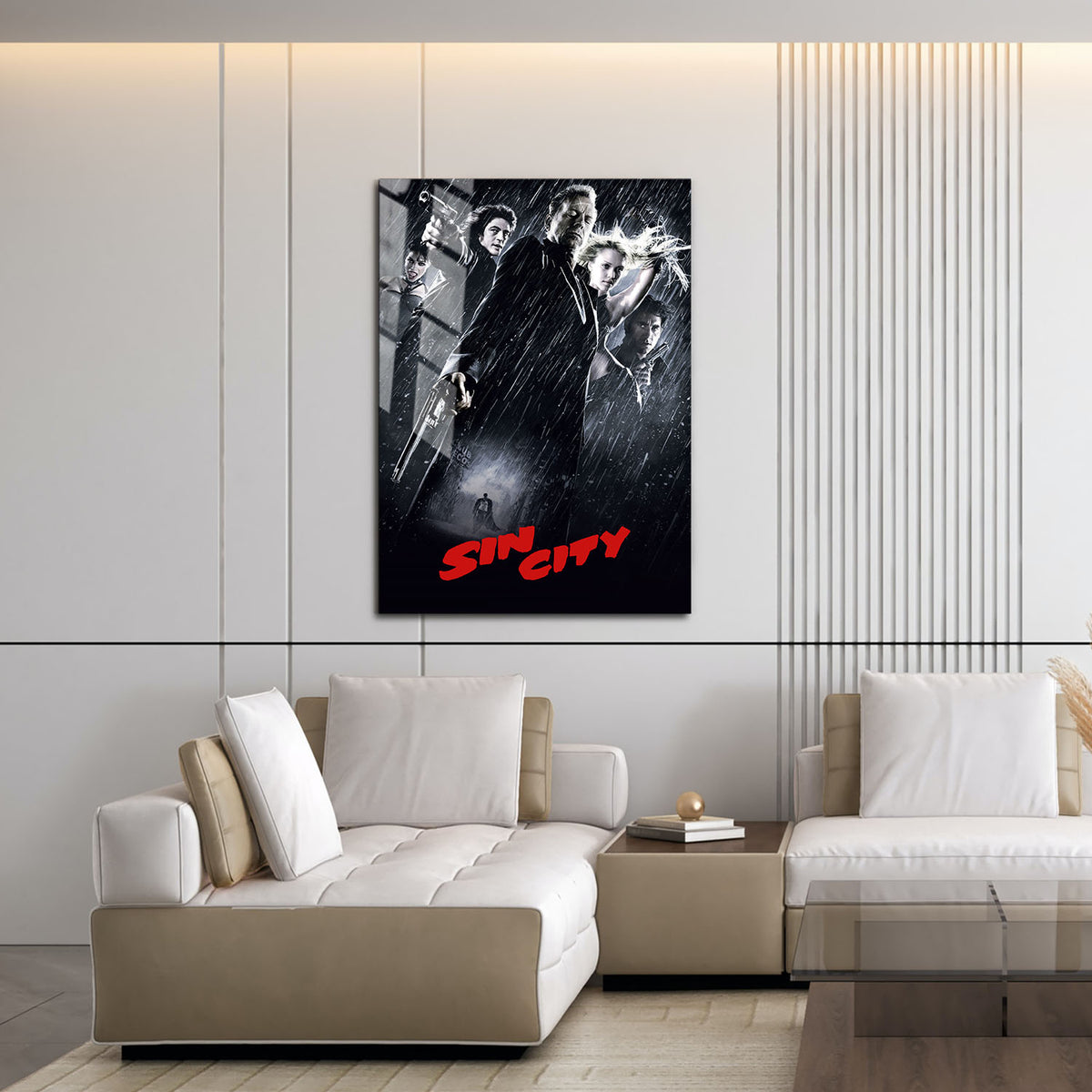 Flex Designs Metal Poster Sin City 16 x 24" Home Goods - Movie 2005 Movie Metal Poster