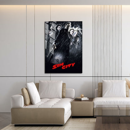 Flex Designs Metal Poster Sin City 16 x 24" Home Goods - Movie 2005 Movie Metal Poster