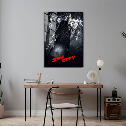 Flex Designs Metal Poster Sin City 5 x 7" Home Goods - Movie 2005 Movie Metal Poster