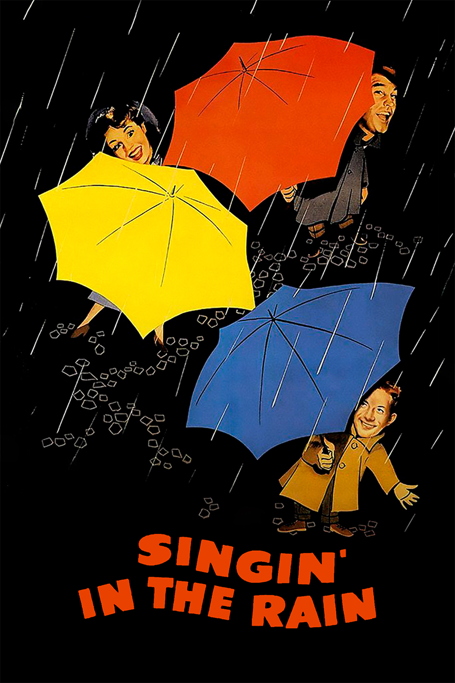 Flex Designs Metal Poster Singin' in the Rain Sketch 11 x 17" Home Goods - Movie 1952 Movie Metal Poster