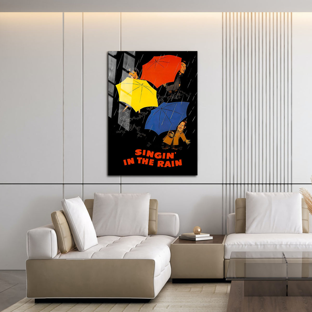 Flex Designs Metal Poster Singin' in the Rain Sketch 16 x 24" Home Goods - Movie 1952 Movie Metal Poster