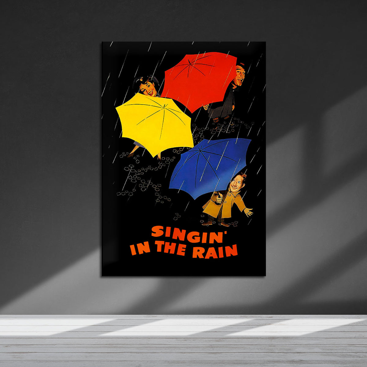 Flex Designs Metal Poster Singin' in the Rain Sketch 5 x 7" Home Goods - Movie 1952 Movie Metal Poster