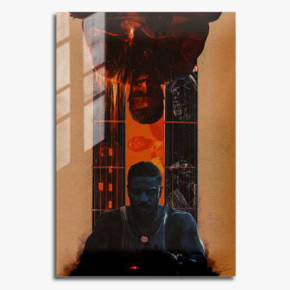 Flex Designs Metal Poster Sinners Twins 11 x 17" Home Goods - Movie 2025 Movie Metal Poster