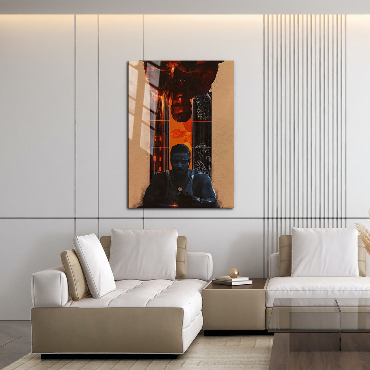 Flex Designs Metal Poster Sinners Twins 16 x 24" Home Goods - Movie 2025 Movie Metal Poster