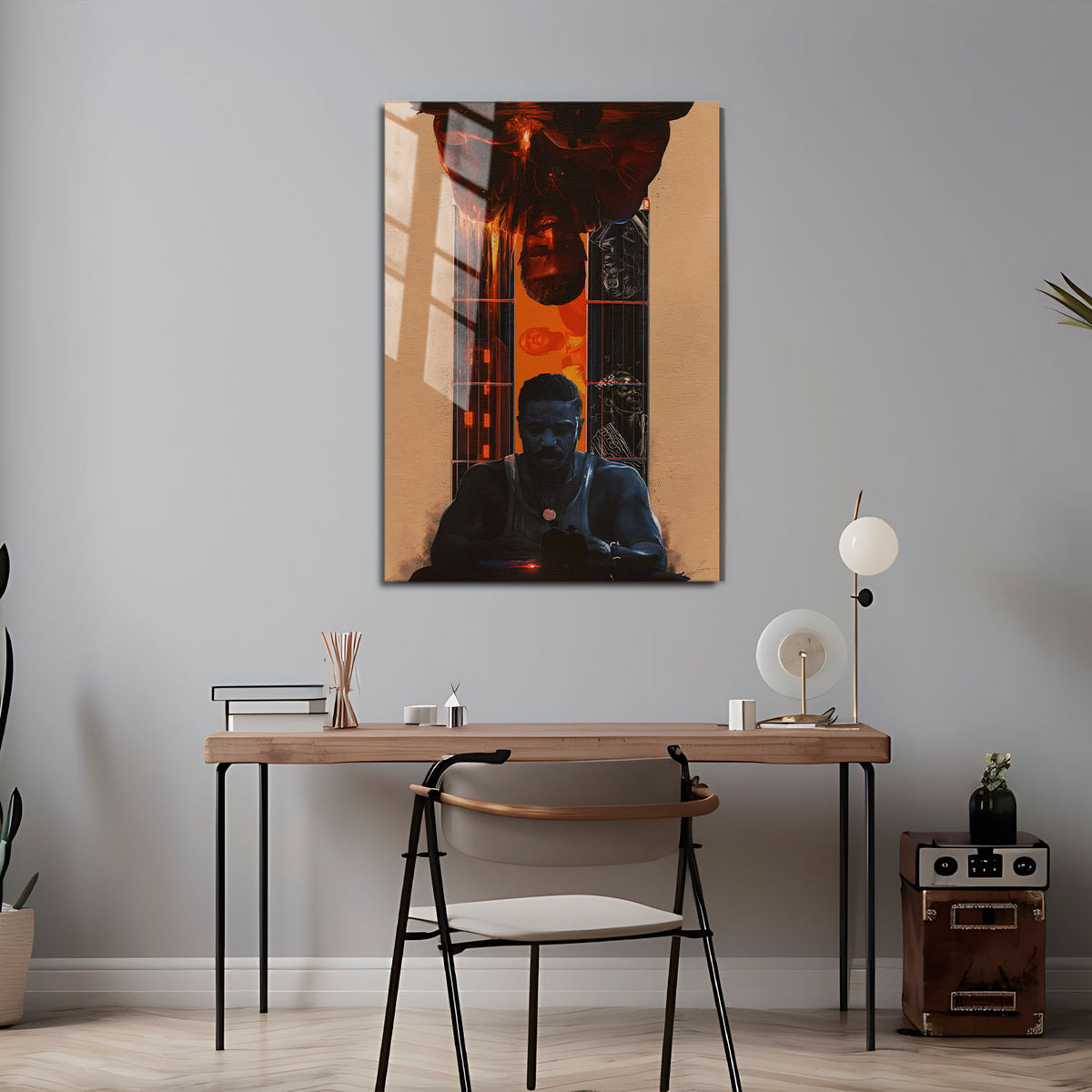Flex Designs Metal Poster Sinners Twins 5 x 7" Home Goods - Movie 2025 Movie Metal Poster