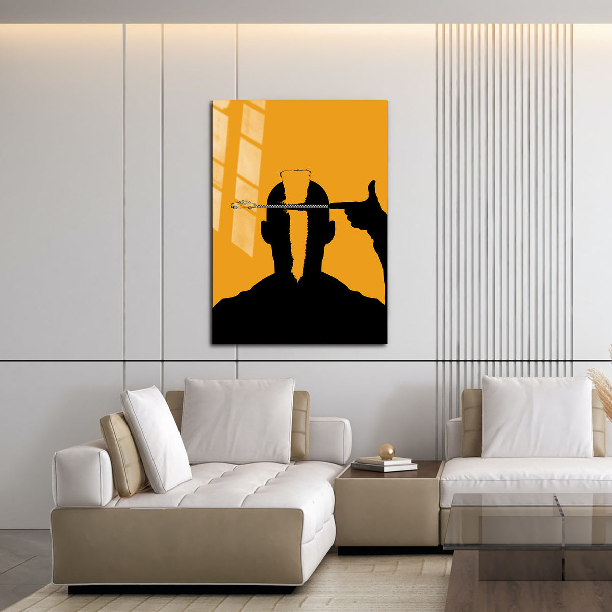 Flex Designs Metal Poster Taxi Driver Sketch 16 x 24" Home Goods - Movie 1976 Movie Metal Poster