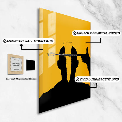 Flex Designs Metal Poster Taxi Driver Sketch 16 x 24" Home Goods - Movie 1976 Movie Metal Poster