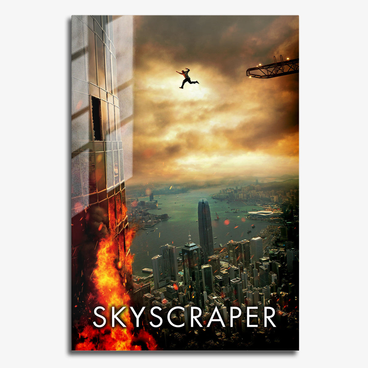 Flex Designs Metal Poster Skyscraper 11 x 17" Home Goods - Movie 2018 Movie Metal Poster