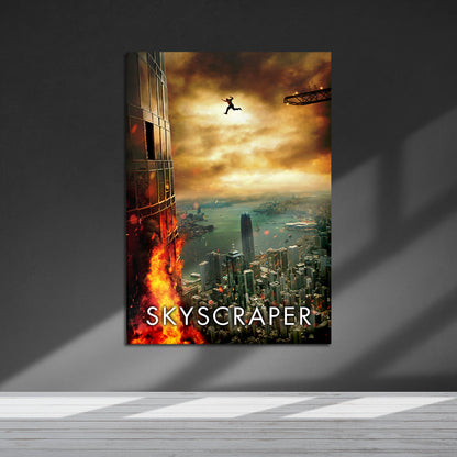 Flex Designs Metal Poster Skyscraper 5 x 7" Home Goods - Movie 2018 Movie Metal Poster