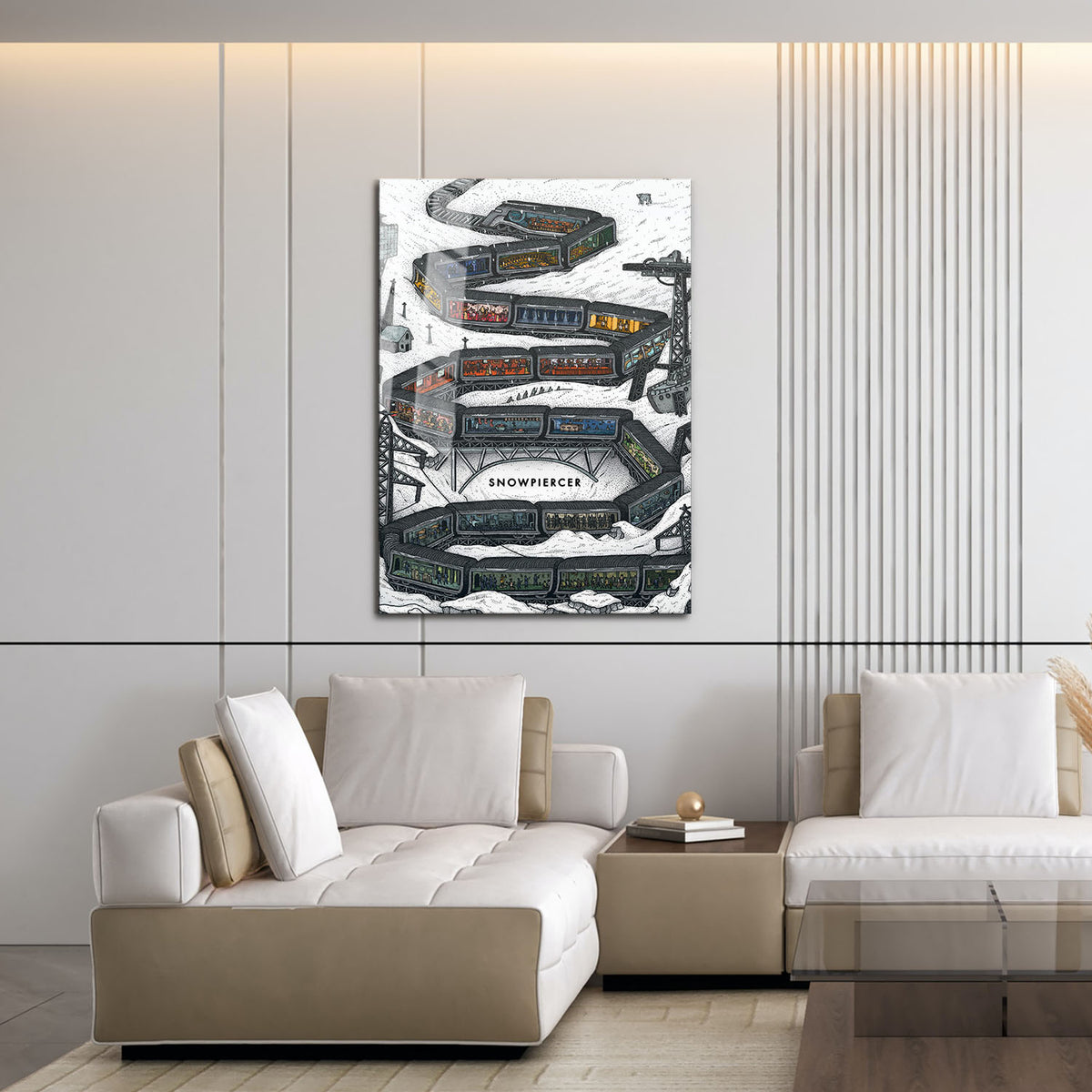 Flex Designs Metal Poster Snowpiercer 16 x 24" Home Goods - Movie 2013 Movie Metal Poster