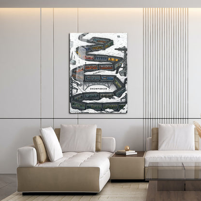 Flex Designs Metal Poster Snowpiercer 16 x 24" Home Goods - Movie 2013 Movie Metal Poster