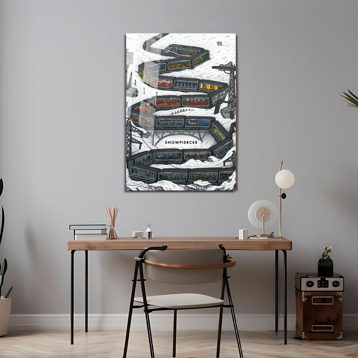 Flex Designs Metal Poster Snowpiercer 5 x 7" Home Goods - Movie 2013 Movie Metal Poster