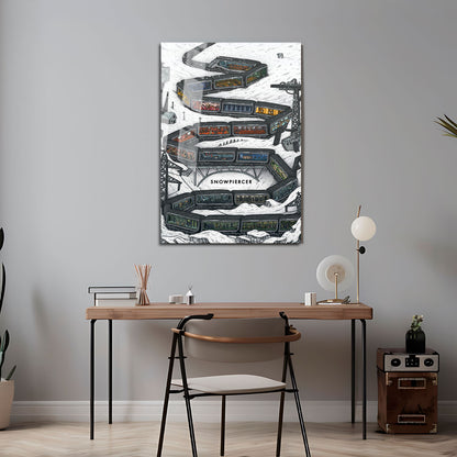Flex Designs Metal Poster Snowpiercer 5 x 7" Home Goods - Movie 2013 Movie Metal Poster