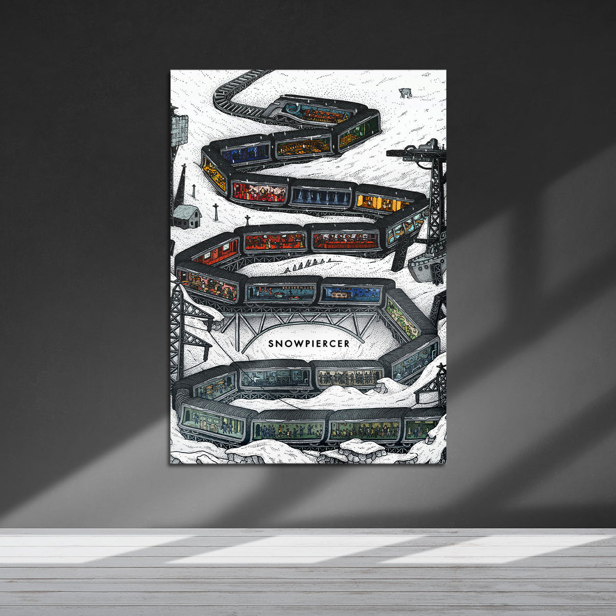 Flex Designs Metal Poster Snowpiercer 5 x 7" Home Goods - Movie 2013 Movie Metal Poster