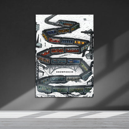 Flex Designs Metal Poster Snowpiercer 5 x 7" Home Goods - Movie 2013 Movie Metal Poster