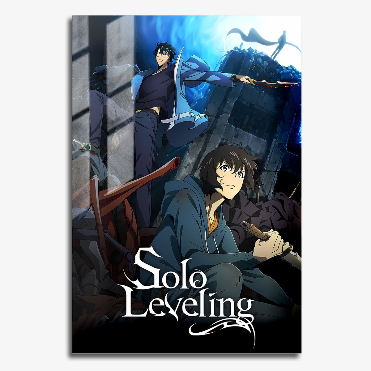 Flex Designs Metal Poster Solo Leveling Cover 11 x 17" Home Goods - TV Show 2024 TV Show Metal Poster