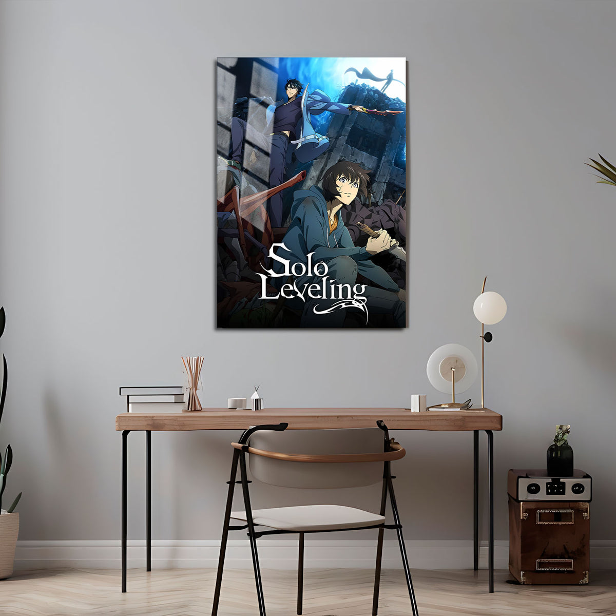 Flex Designs Metal Poster Solo Leveling Cover 5 x 7" Home Goods - TV Show 2024 TV Show Metal Poster
