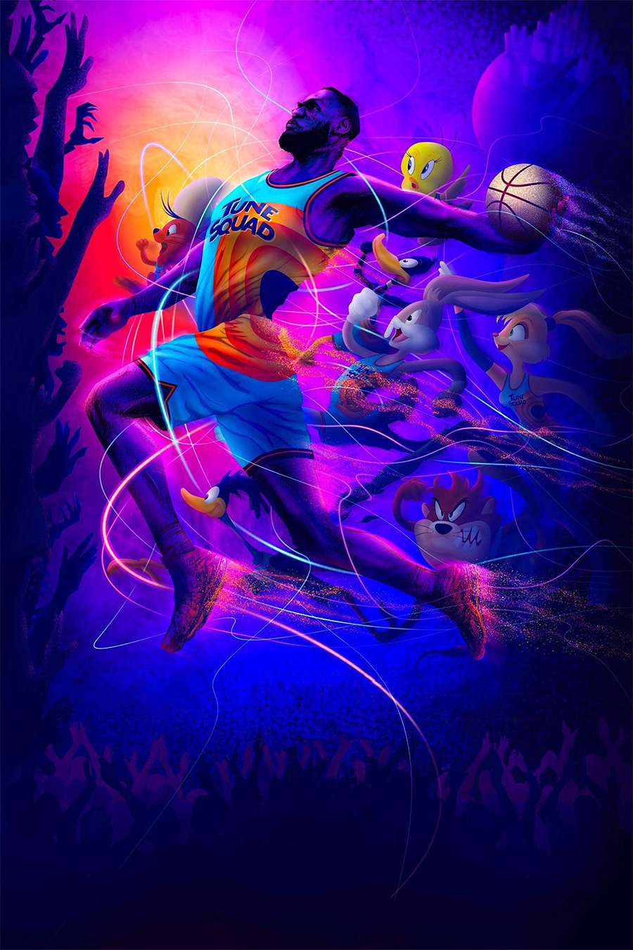 Flex Designs Metal Poster Space Jam A New Legacy 11 x 17" Home Goods - Movie 2021 Movie Metal Poster