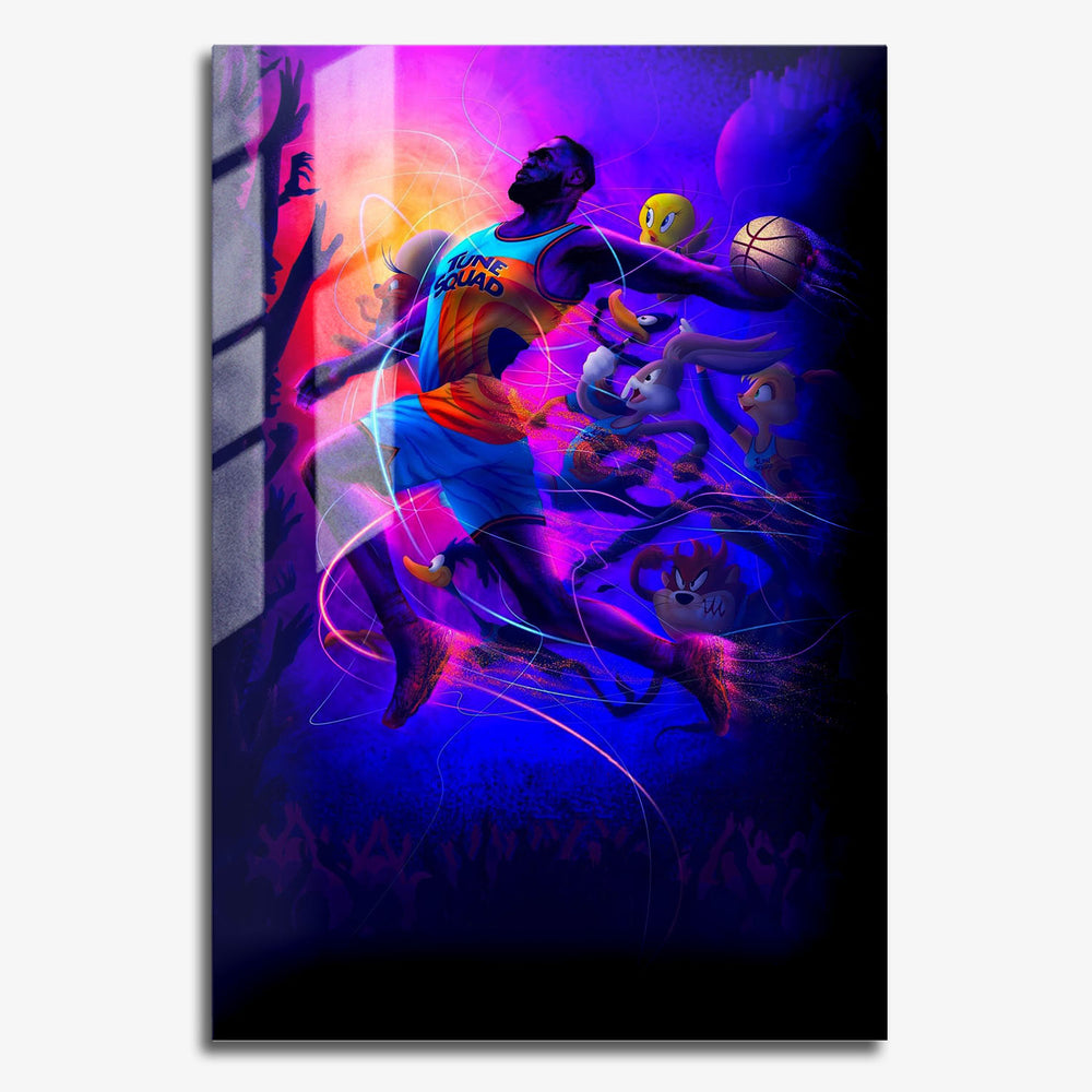 Flex Designs Metal Poster Space Jam A New Legacy 11 x 17" Home Goods - Movie 2021 Movie Metal Poster