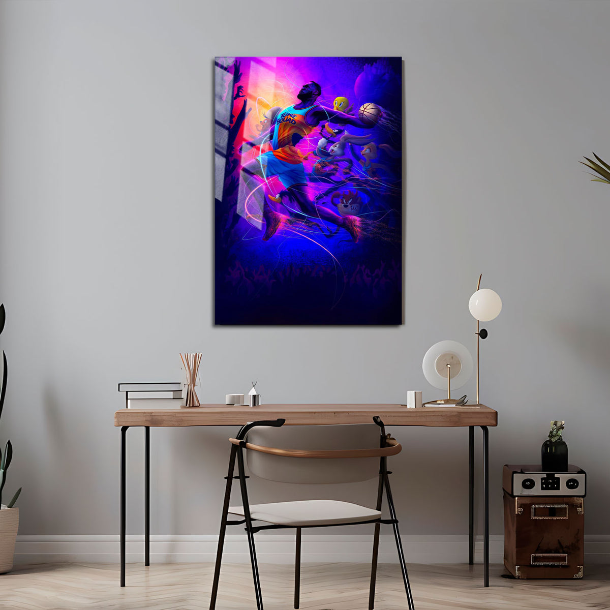Flex Designs Metal Poster Space Jam A New Legacy 5 x 7" Home Goods - Movie 2021 Movie Metal Poster