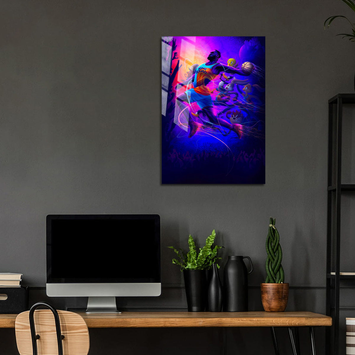 Flex Designs Metal Poster Space Jam A New Legacy 24 x 36" Home Goods - Movie 2021 Movie Metal Poster