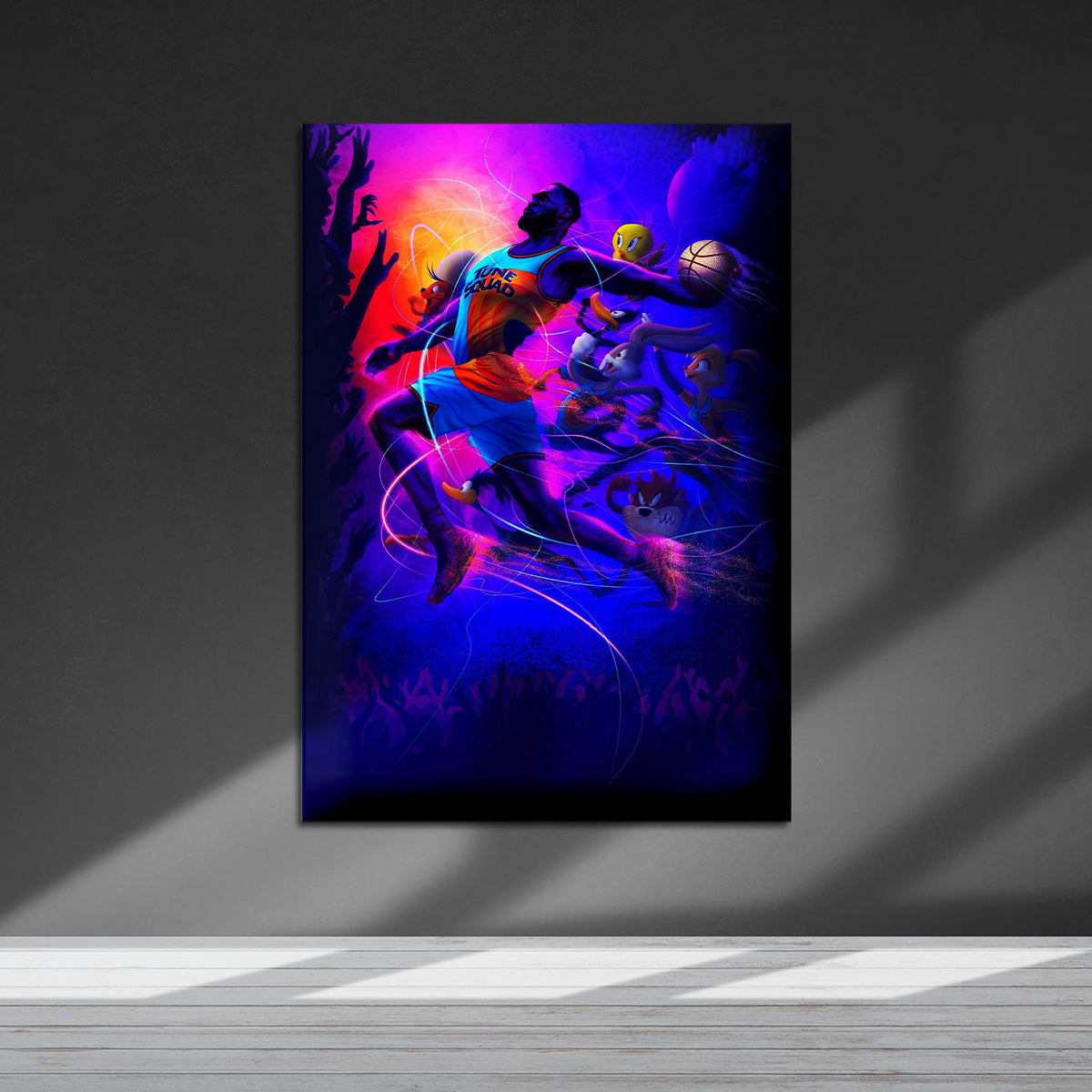 Flex Designs Metal Poster Space Jam A New Legacy 5 x 7" Home Goods - Movie 2021 Movie Metal Poster